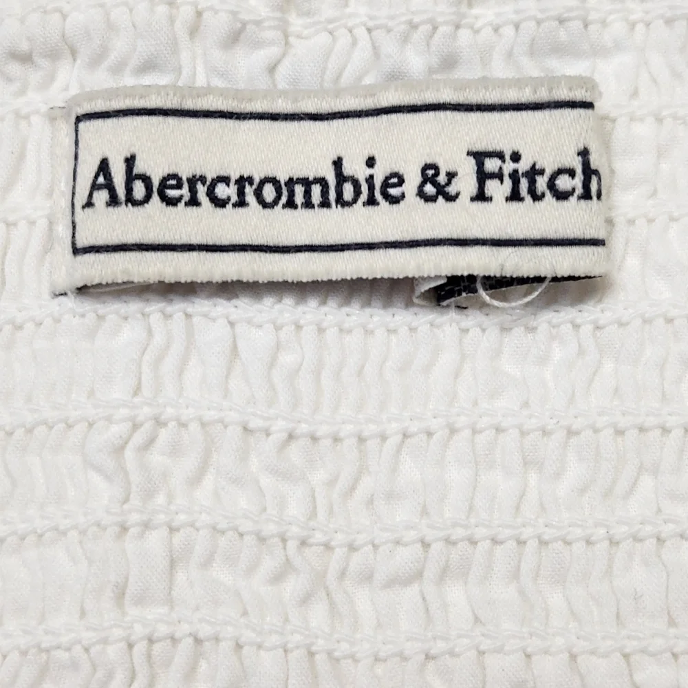 Mini dress White color Cotton Halter dress A&F Size S - Picture 10 of 14